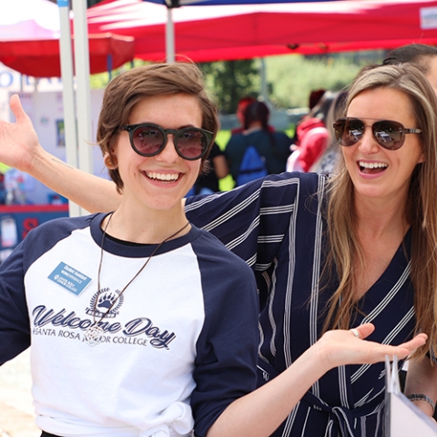 Happy staff at Welcome Day